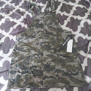 DESIGN LAB Overall denim dress - camo